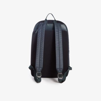 Lacoste L.12.12 Branded And Strap Backpack Pánské - Batoh Tmavě Zelene | CZ-pbWS8C